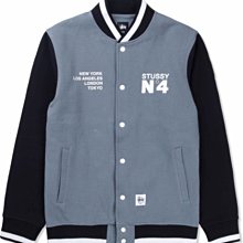 【日貨代購CITY】STUSSY NO.4 VARSITY JACKET 拼接 棒球 外套 2色 118082 現貨