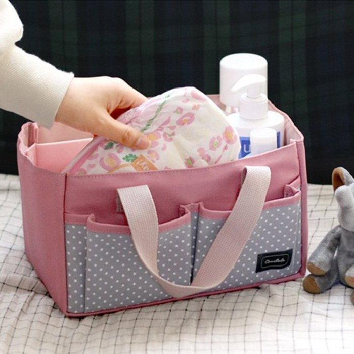 WEEKEIGHT實用分隔大容量母嬰包收納包便攜手提小包收納袋媽咪包