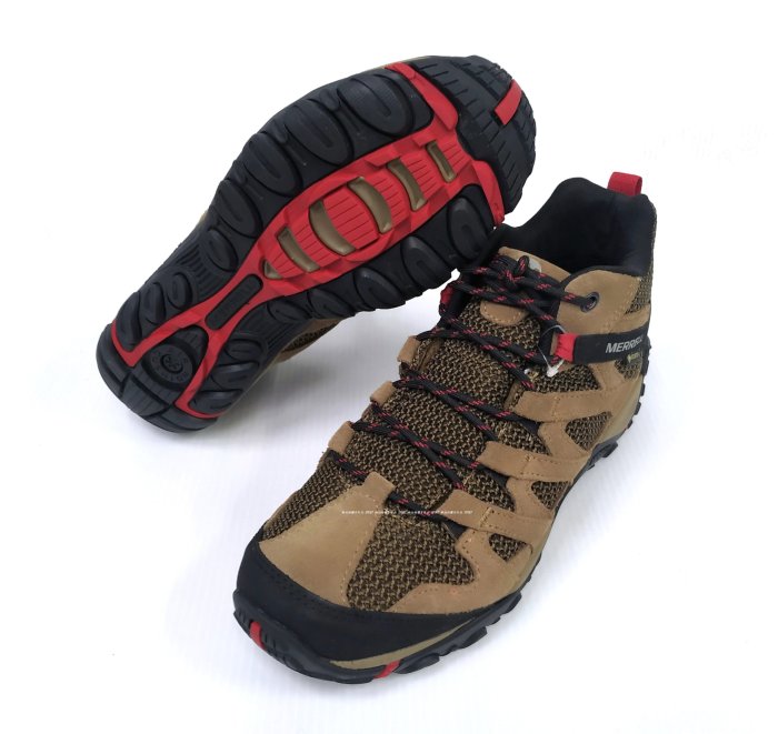 【零碼出清】Merrell  Alverstone GTX 男鞋 登山  防水 透氣 麂皮 避震 棕黑 ML034551