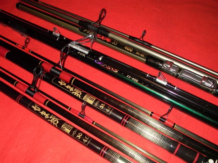 gamakatsu頂極並繼遠投竿競技運動版33號35号400-405-DAIWA-SHIMANO-AX-BX MG Z45午仔三牙春子烏格