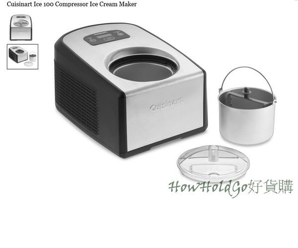 Cuisinart ICE-100 1台【現貨】DIY義式冰淇淋機容量1.4公升商業/居家全