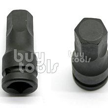 BuyTools-氣動三分六角凸頭套筒,內六角螺絲用,4~17 mm,H4~H17,3/8氣動板手適用,台灣製造「含稅」