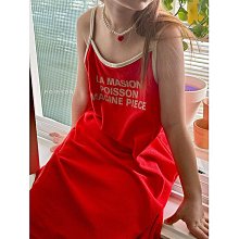 S~XXL ♥洋裝(RED) POISSON-2 24夏季 POI240404-066『韓爸有衣正韓國童裝』~預購