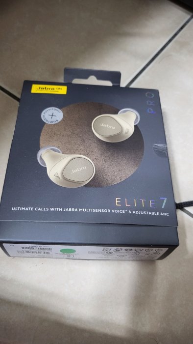 Jabra Elite 7 Pro藍芽耳機香檳色,音色不輸Apple Airpod pro,JBL,bose,sony