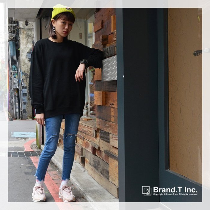 【Brand T】現貨 日本 United Athle 10oz UA5044 亮綠色*重磅*圓領*大學T*長TEE