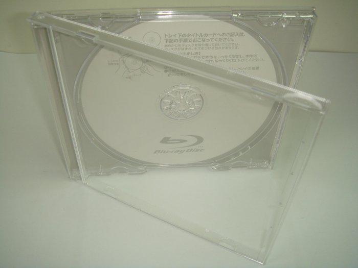 【臺灣製造】1個-10mm jewel case透明PS壓克力CD盒/DVD盒/光碟盒/CD殼