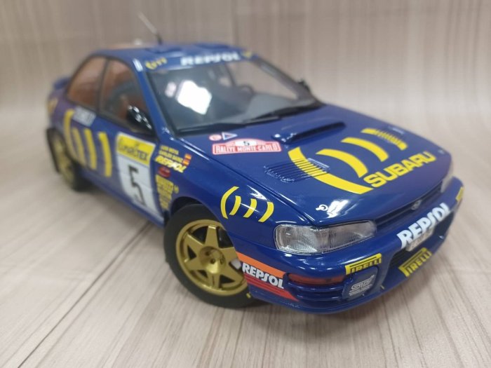 宗鑫 全新開模 Kyosho KY08962B Subaru Impreza STi WRC 蒙地卡蘿站 1994