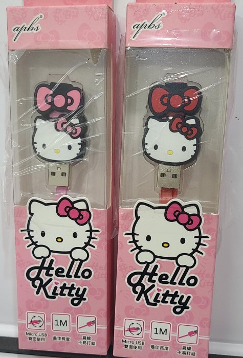 妞妞通訊 充電線 microUSB 舊安卓 hello kitty KT 扁線出清