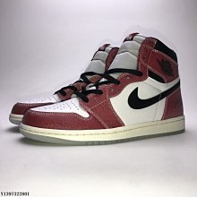 Air Jordan 1 Retro High OG 白紅 芝加哥 脚趾 耐磨 籃球鞋 男女鞋 DA2728-100