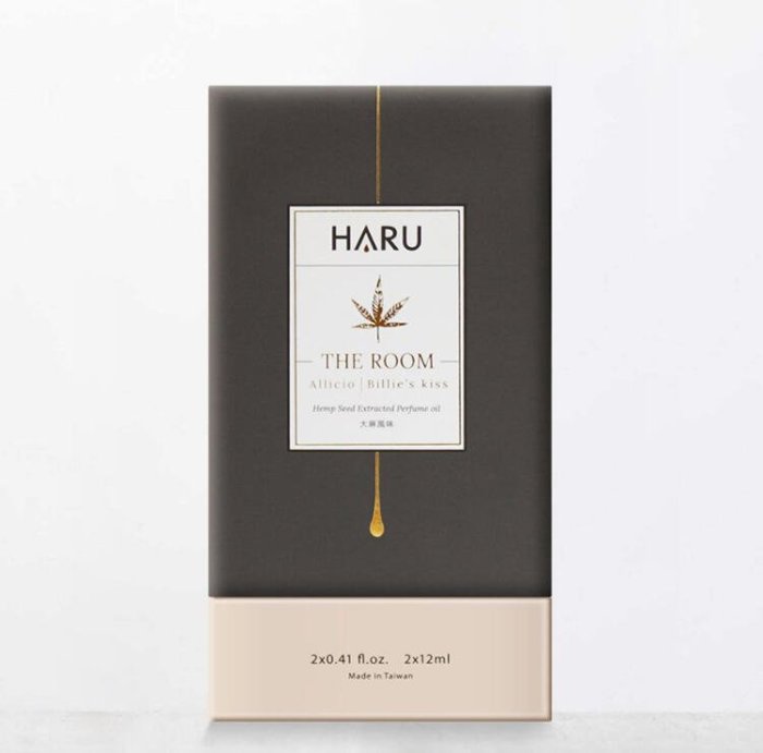 台灣品牌HARU．THE ROOM 大麻香水精油(2瓶裝)