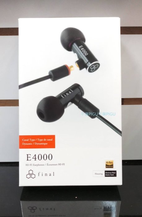 [ 平廣 Final E4000 送100公司貨保2年 換線 耳機 另售E3000C DUNU 達音科 TITAN3 6