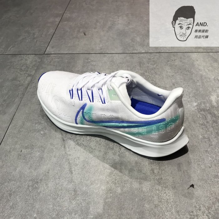 【AND.】NIKE AIR ZOOM PEGASUS 36 藍白 透氣 氣墊 慢跑 女款 AV6259-100