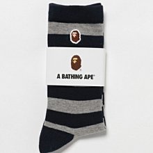 【日貨代購CITY】2017AW A BATHING APE HOOP SOCKS M LOGO 條紋 三色 襪子