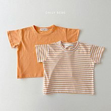 XS~XL ♥上衣(ORANGE) DAILY BEBE-2 24夏季 DBE240430-050『韓爸有衣正韓國童裝』~預購