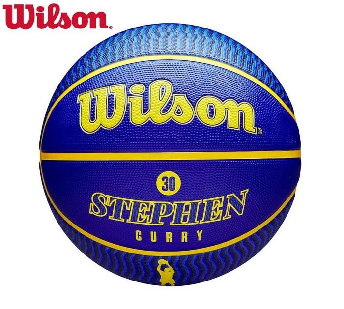 貝斯柏~威爾森 WILSON 橡膠7號籃球 NBA金州勇士CURRY 室外球 WZ4006101XB7001 特價$599/個