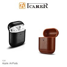 *Phone寶*ICARER Apple AirPods 復古真皮保護套(無線版專用) 送專用頸掛繩