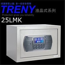 TRENY 25LMK 新液晶式雙鑰匙保險箱-中 保險箱 金庫 保管箱 收納櫃 居家安全