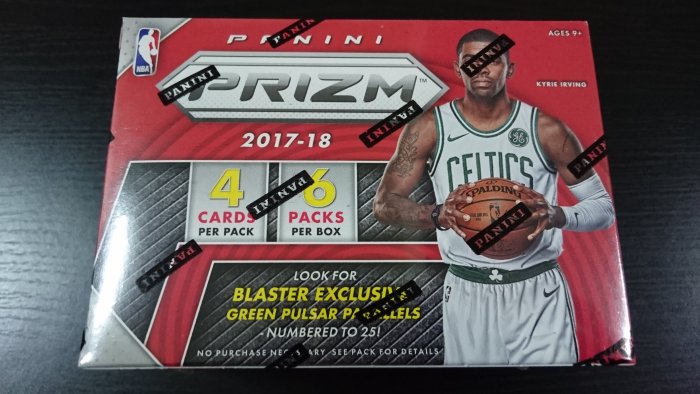 免運費 17-18 Prizm Blaster全新原封裝卡盒 Tatum Mitchell Adebayo Fultz Kuzma Silver 亮面新人RC卡