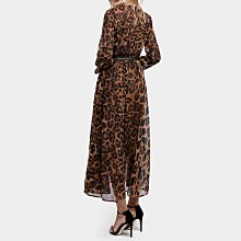 阿sha高端女裝 2022春連身裙 Sexy leopard print dress with a plunging waist