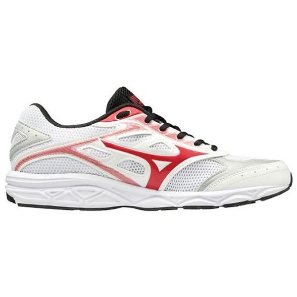 【鞋印良品】MIZUNO 美津濃 MAXIMIZER 21男慢跑鞋 K1GA190061 白/紅 3E寬楦 舒適