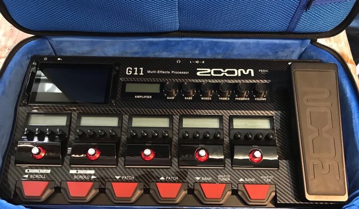 傑禾樂器 ～ ZOOM G11 綜合 數位效果器 旗艦機型 觸控式螢幕 公司貨 原廠保固(7月底前加送效果器袋價值2600）