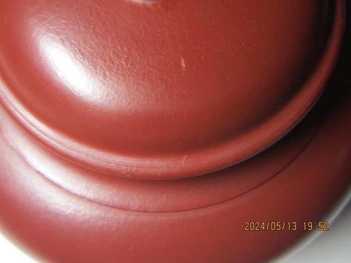 《難得壺塗》珍藏早期名家大紅袍壺 底款1968 景舟手製 原礦大紅袍 蓋款景記 景舟約370cc