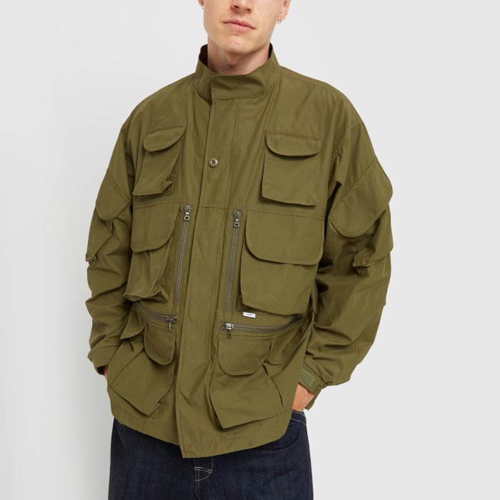 現貨☆HAru☆ WTAPS 20AW MODULAR JACKET NYCO TUSSAH 黑/橄欖綠十袋