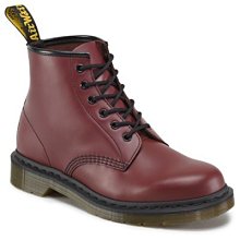 Dr.Martens 馬丁鞋 經典 101 6孔  櫻桃紅色 硬皮 【 BRITISH LOOK 】