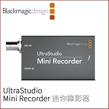 數位黑膠兔【 Blackmagic UltraStudio Mini Recorder 迷你錄影器 】HDMI 擷取