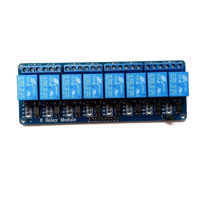 8路繼電器模組 八路 光耦隔離 電源隔離擴展板 家電控制 5V 8051 Arduino