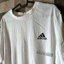 Retro CLUB【一元起標】【全新】ADIDAS M DK T 白色 運動短T LOGO設計 F24417