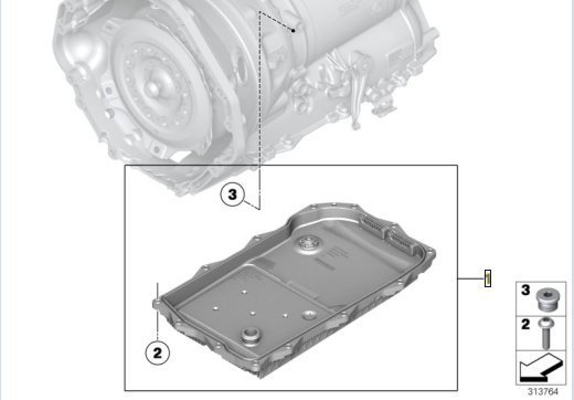 BMW F01 F02 F04 8HP 45 變速箱油底殼濾清器+變速箱油 自排 (濾網套餐組) 1087298247