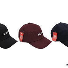 【高冠國際】Dickies Logo Cap 基本款 刺繡 字體老帽 黑 深藍 酒紅 可調式 DSO5UHBC011