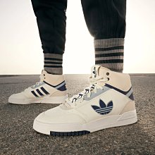 南🔥2022 11月 ADIDAS DROP STEP XL 籃球鞋 高筒 拼接 復古 男款 米 海軍藍 GV9325