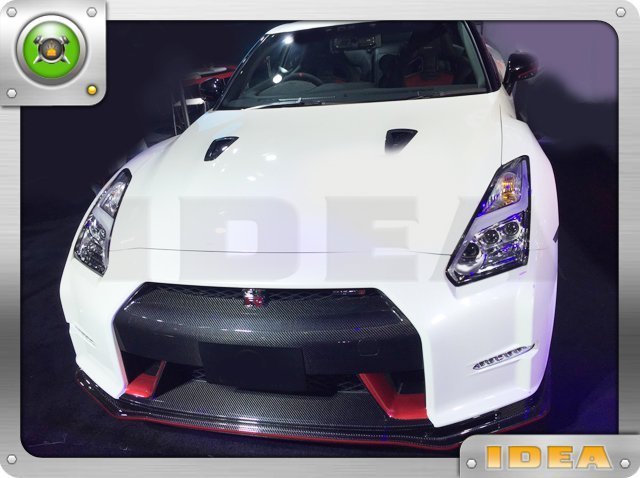 泰山美研社D3472 Nissan 日產 GT-R 前下巴 下包套件 Carbon 碳纖維包覆 國外進口