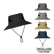 排汗王~X-MAX~帽子-H02反摺透氣遮陽漁夫帽~防曬~反摺~舒適~透氣~
