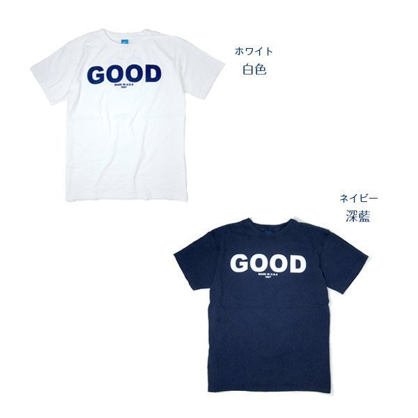 WaShiDa【541P】Good On 日本品牌 LOGO 後染 短袖 美國製 純棉 T恤