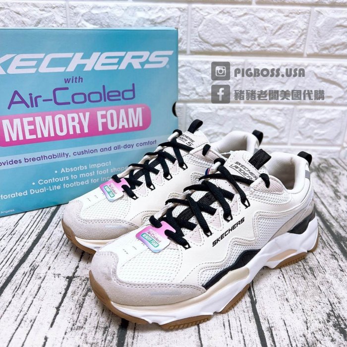 【豬豬老闆】SKECHERS LANDER S 復古 老爹鞋 女鞋 米白 149896NTBK 粉 149896PKLV