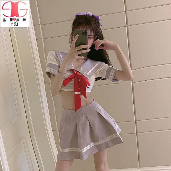 JK制服套裝 啦啦隊制服學生jk性感水手服純校服海軍學院風可愛蘿莉裝式 角色扮演 COSPLAY 演藝服