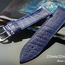 【時間探索】 全新純正鱷魚皮 Franck Muller  代用進口高級錶帶-快拆式  ( 24mm )