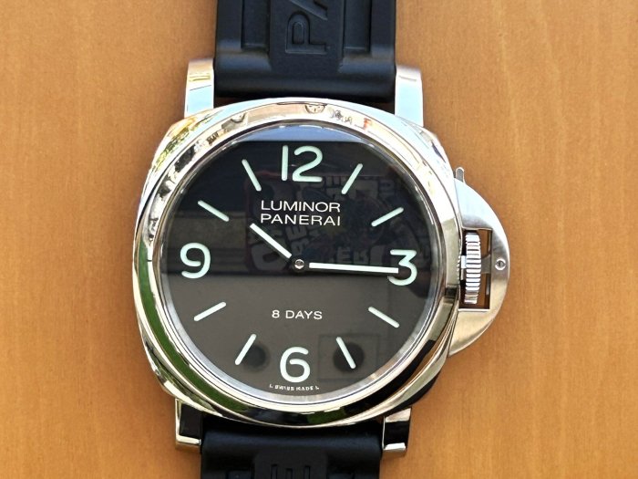 飛馬當舖 PANERAI 沛納海 2015保單 Luminor PAM560 八日鍊 透背 三明治面盤 44mm 9成5新