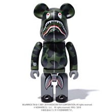 【日貨代購CITY】 APE BAPE 1ST CAMO SHARK BE@RBRICK CHOGOKIN 綠迷彩 現貨