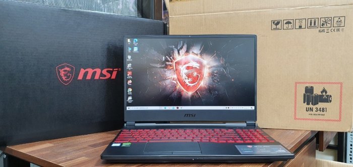 清倉【MSI】微星 GL65 (i7-9750H/8GB/256SSD+1TB/GTX1650/W10/15吋)