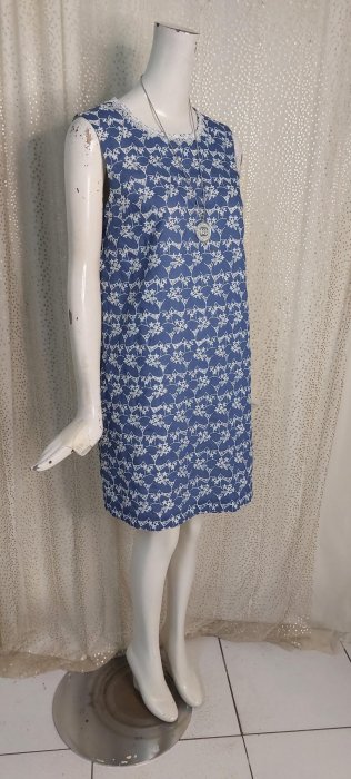 Y527Keraia克萊亞服飾刺繡雕花圖案氣質連身裙洋裝L