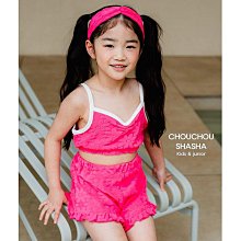 S~XL ♥套裝(桃粉色) CHOUCHOUSHASHA-2 24夏季 CSH240409-005『韓爸有衣正韓國童裝』~預購