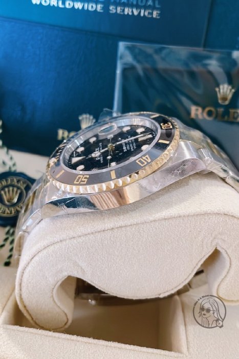 【Ｑ小姐的玩錶瘋】ROLEX 新款半金黑水鬼126613LN🔺2023年｜新式卡｜全新品