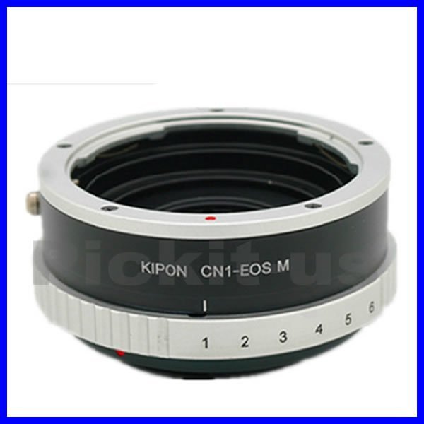 KIPON 可調光圈康泰時CONTAX N N1鏡頭轉佳能Canon EOS M EFM EF-M微單眼類單眼機身轉接環