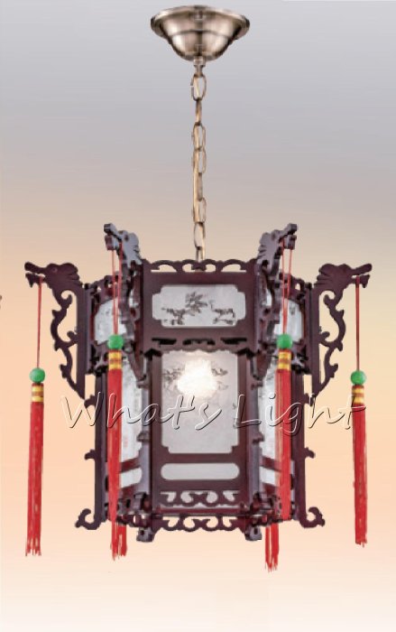 划得來LED燈飾~台灣製造 宮廷吊燈系列 日式經典 和室宮廟燈 E27*1 質感原木和室燈 神明廳神桌吊燈 83747S