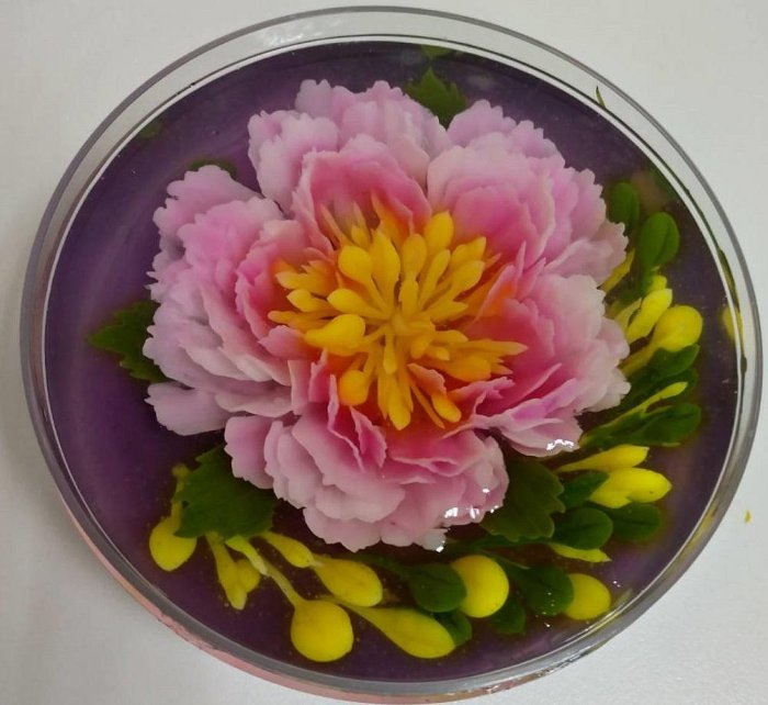 【無加糖】果凍花專用果凍粉 60g，可做8吋3D果凍花蛋糕一個。