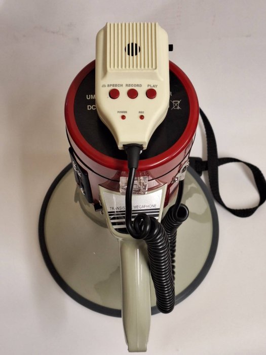 PA廣播音響器材 非 SHOW  50W肩帶式喊話器/ HY3007喊話器 可錄音120秒 大聲公USB錄放音款